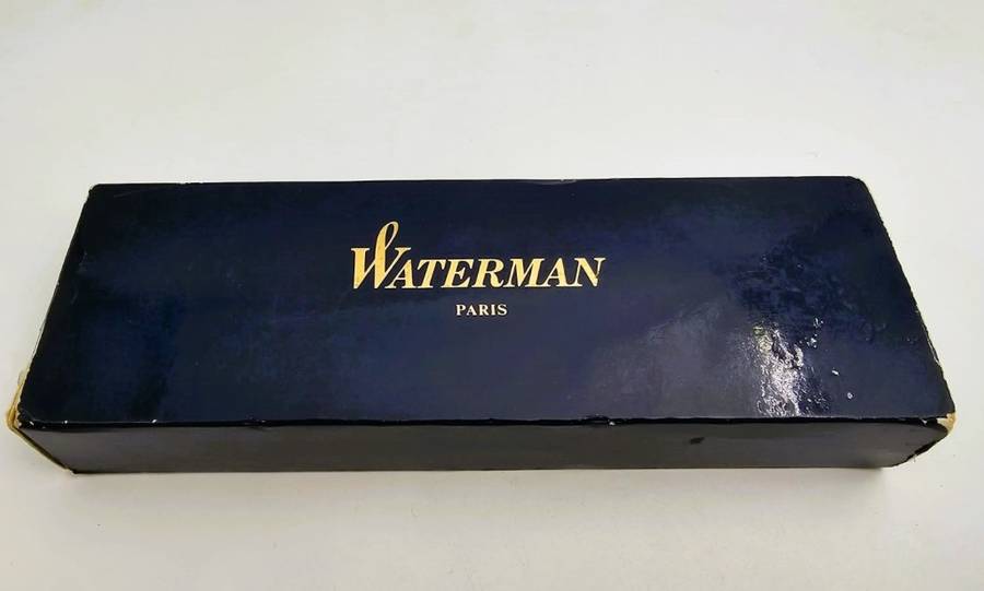 Waterman Silver Fountain Pen and Ballpoint Pen Set. In original box!