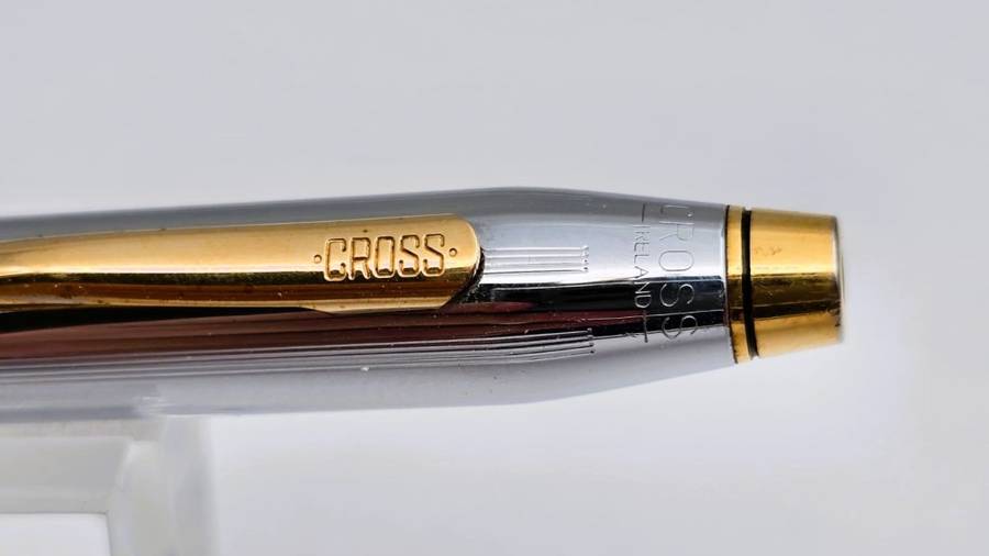 Vintage Cross Chrome Fountain Pen. Stunning Condition!