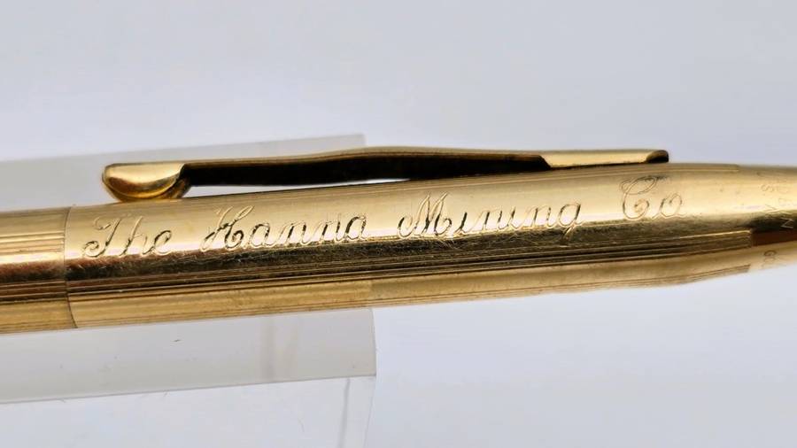 Vintage Cross Ballpoint Pen. With Inscription.