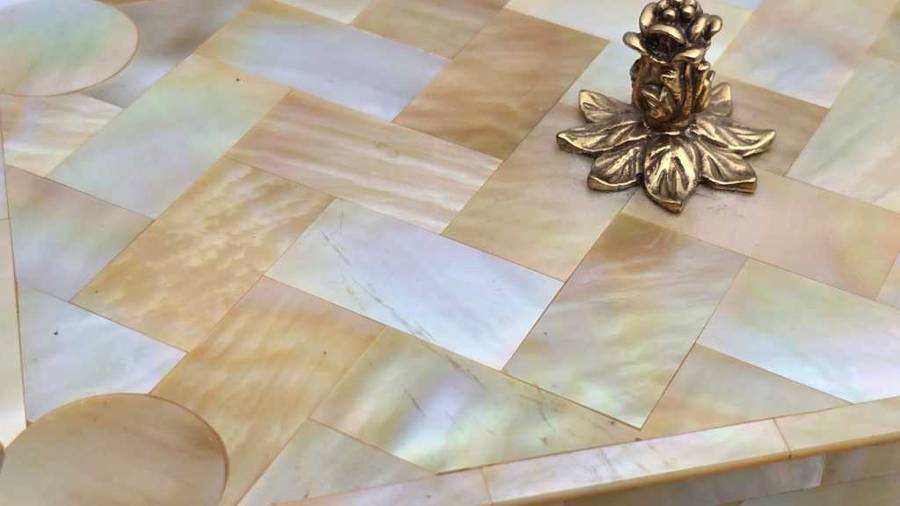 Antique Mother Of Pearl and Walnut Jewellery Boxes