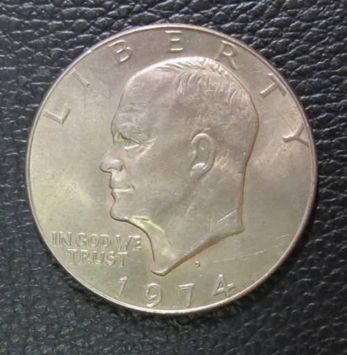 USA Eisenhower "IKE" One Dollar 1974-D