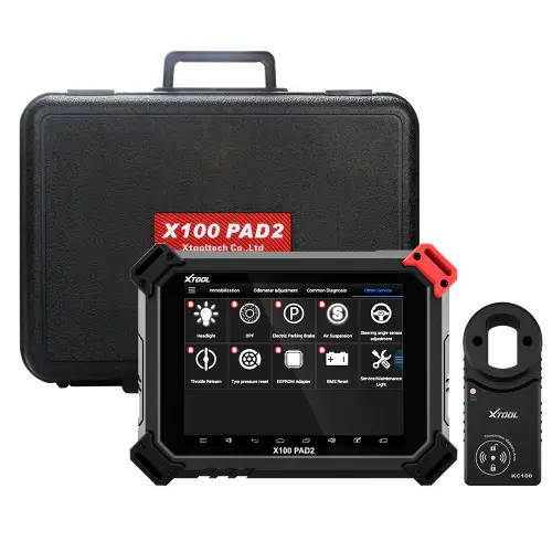 XTOOL X100 PAD2 Pro Wifi and Bluetooth Diagnostic Tool Key Programmer VW 4/5th IMMO KC-100 R18999