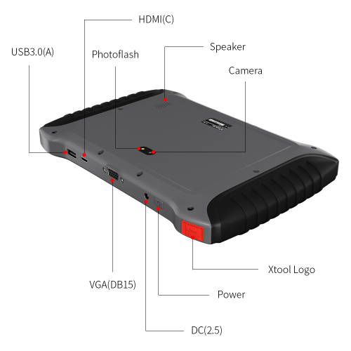 NEW XTOOL A80 Bluetooth/WiFi Full System OBD2 Auto Diagnostic, Key Programming, Odometer adjustment