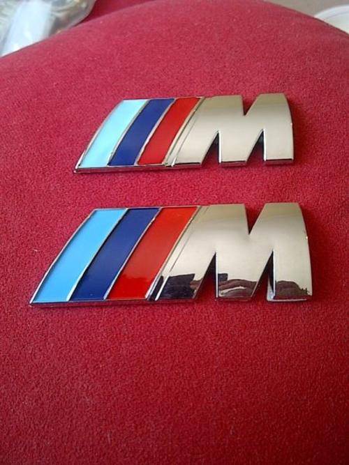 BMW M Sport/M Tech Sport 3D Chrome Finish Badge/Emblem/Decal, 2 Sizes, R80 each