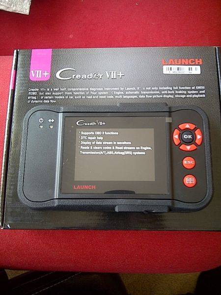 LAUNCH Creader VII+/Creader 7+ CRP123 Diagnostic Tool, 4 in 1, Global Version, LOCAL STOCK, R2899