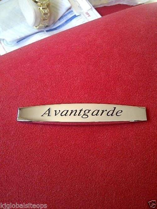Mercedes Benz AVANTGARDE 3D Aluminium Fender Badge, High quality, R100 each