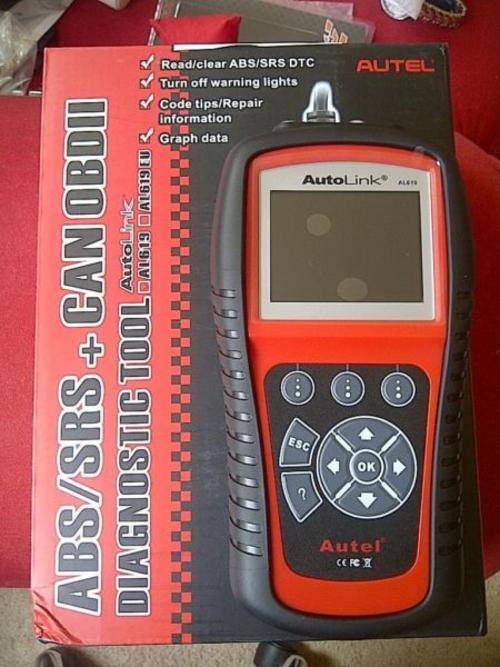 AUTEL AutoLink AL619 ABS, SRS + CAN OBDII (Engine) Multi Vehicle Diagnostic Tool, R2999