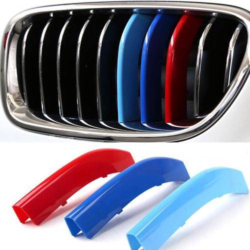 BMW F30 3 Series Motorsport 3 Colour Plastic Cover Stripes for front grille fins, R200 per set
