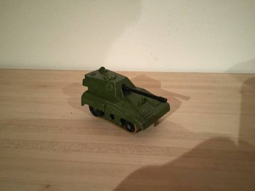 Lesney Matchbox Rolamatics no 70 SP Gun Tank 1976