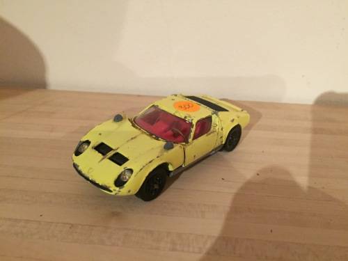 Corgi 342 Lamborghini P400 GT Miura FIGHTING BULL - 1973