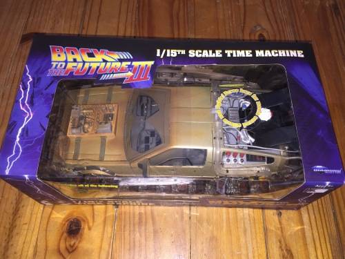BACK TO THE FUTURE Part 3 De Lorean Movie car - Electronic sounds - Massive size of 1:15 scale