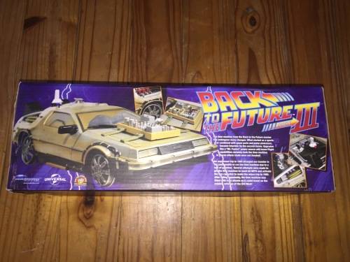 BACK TO THE FUTURE Part 3 De Lorean Movie car - Electronic sounds - Massive size of 1:15 scale