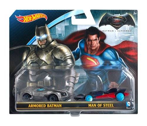 Hotwheels DC Universe Batman vs Superman Dawn of Justice Vehicle 2 Pack - MATTEL toys 2017