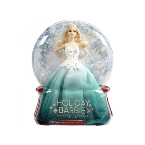 BARBIE 2016 HOLIDAY DOLL Barbie Blonde - by Mattel Toys