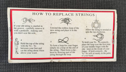 COCA COLA COKE RUSSELL YO-YO South Africa 1990s Always Coca Cola 3 String Pack