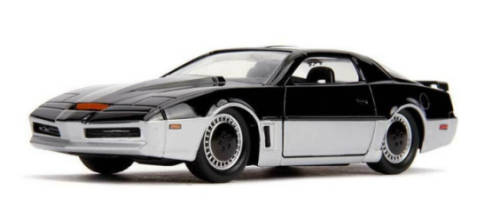 A lot of TWO KNIGHT RIDER KARR & KITT 2000 Diecast TWO model cars by Jada Toys 2017 1:32 scale mint