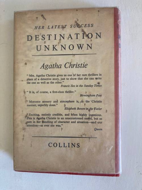 Agatha Christie Hickory Dickory Dock 1955 1st Edition with rare dust cover