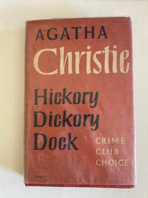 Agatha Christie Hickory Dickory Dock 1955 1st Edition with rare dust cover