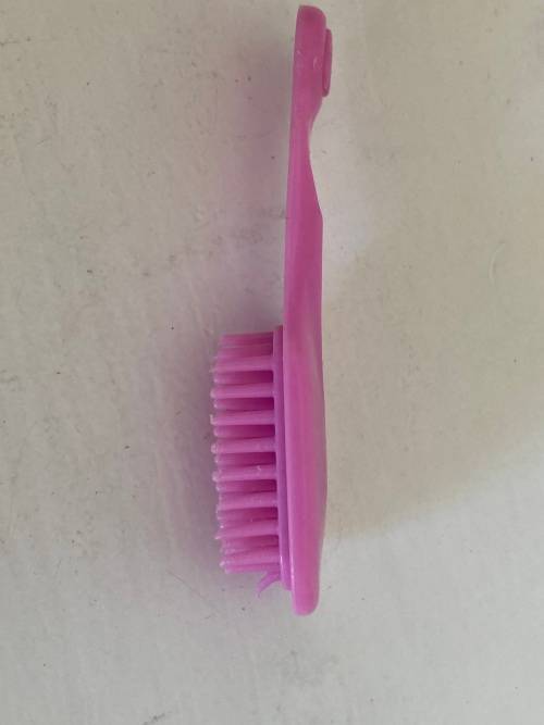 Vintage SNUGGLEBUMMS Pink Brush accessory part for a 1984 Playskool