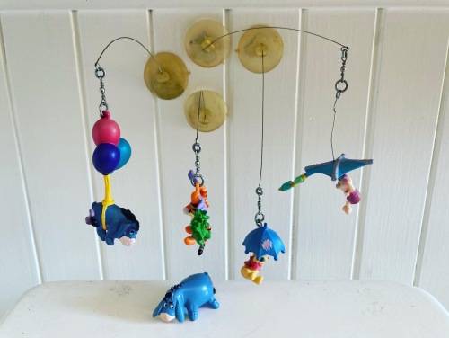 Disney WINNIE THE POOH mini mobiles Rubber figures 1990s