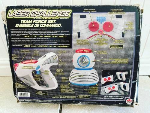 Original LASER CHALLENGE by Canada Games from 1996. Electronic with light, sounds & original box