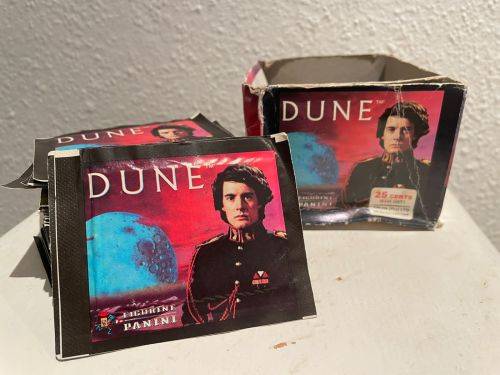 1 display box and 50 x DUNE The Movie Sealed Sticker PACKs 1984