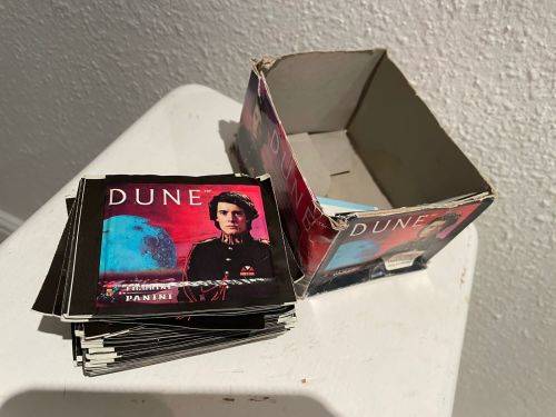 1 display box and 50 x DUNE The Movie Sealed Sticker PACKs 1984