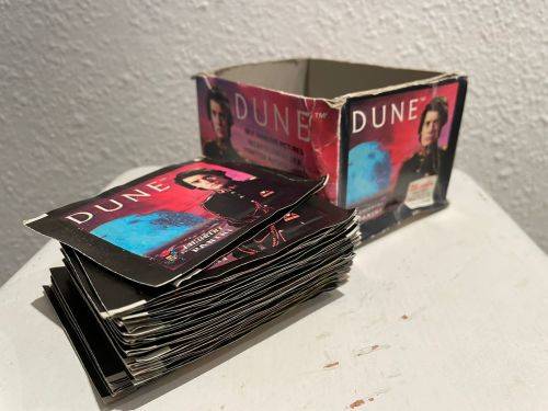 1 display box and 50 x DUNE The Movie Sealed Sticker PACKs 1984