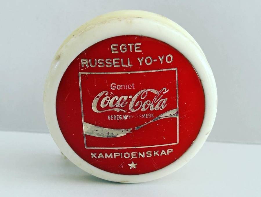 South African Coca Cola 1972 CHAMPIONSHIP COKE Russell Yo-Yo