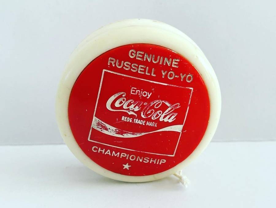 South African Coca Cola 1972 CHAMPIONSHIP COKE Russell Yo-Yo