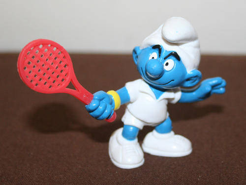 SMURF SMURFS - no 20049 TENNIS SMURF by Peyo Schleich