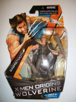 Marvel X-men Origins Wolverine SABERTOOTH - 2009 MINT ON CARD