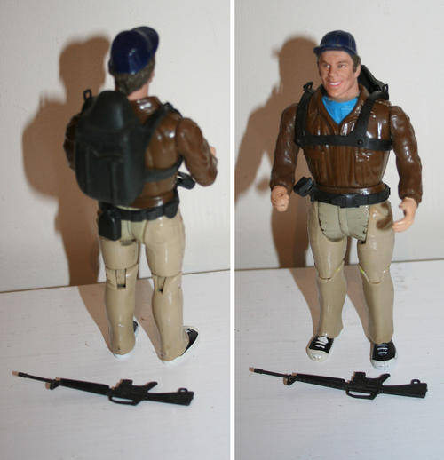 1984 A-TEAM MURDOCK larger scale action figure 90% complete - Galoob toys