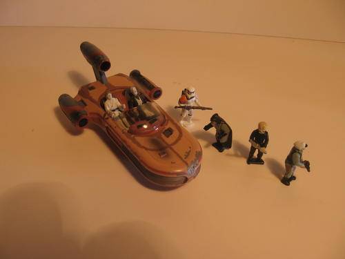 STAR WAR ACTION FLEET Lukes Naboo land speeder