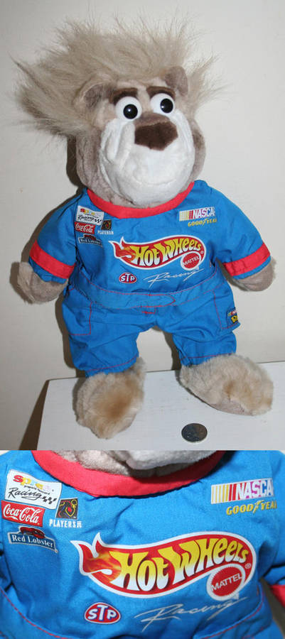 HOTWHEELS HOT WHEELS Nascar Plush Bear - Mattel Coca Cola