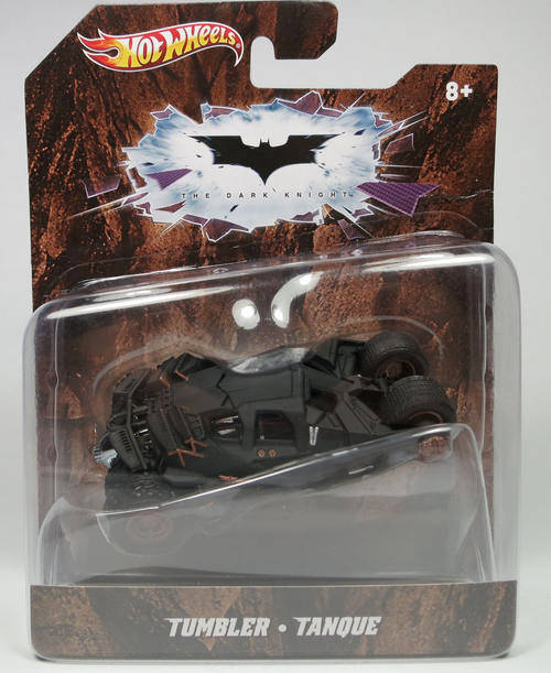 HotWheels Hot Wheels BATMAN DARK KNIGHT movie Black TUMBLER BATMOBILE - imported never available RSA