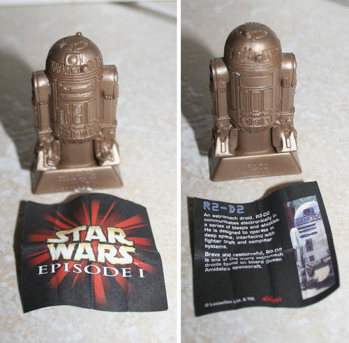 Star Wars 1999 Episode 1 Kelloggs R2D2 breakfast premium figure 100% complete