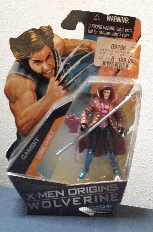 Marvel X-men Origins Wolverine GAMBIT - 2009 MINT ON CARD - LAST ONE IN STOCK!