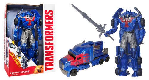 Transformers OPTIMUS PRIME Flip & Change transforming large figure - mint in box - Hasbro Toys