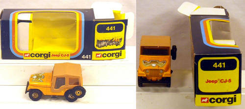 Corgi 441 Jeep CJ-5 Rangler mint in box 1970s