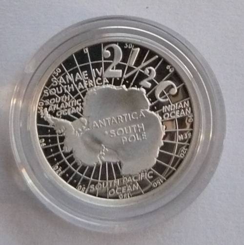 Silver 2008 Tickey 2 1/2c  - International Polar Year