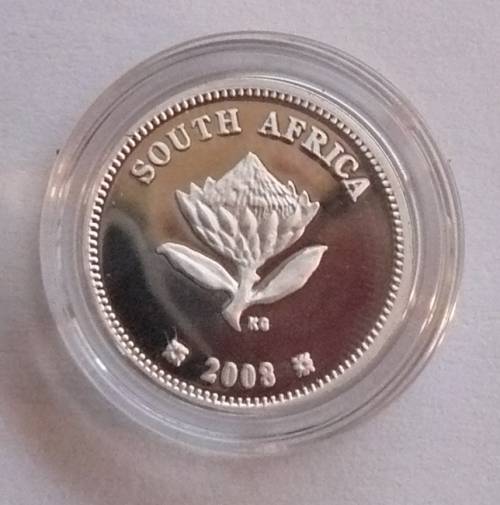 Silver 2008 Tickey 2 1/2c  - International Polar Year