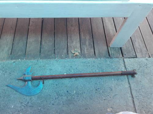 vintage ornamental axe