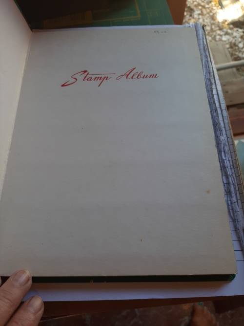 Stamp album not used