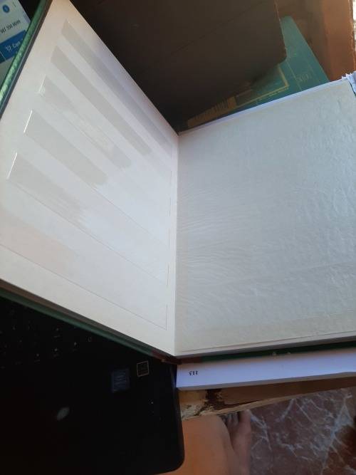 Stamp album not used