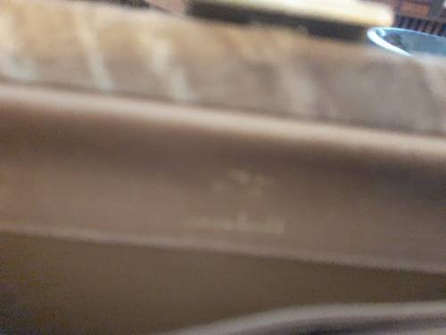 Leather elephant hide handbag mandelles