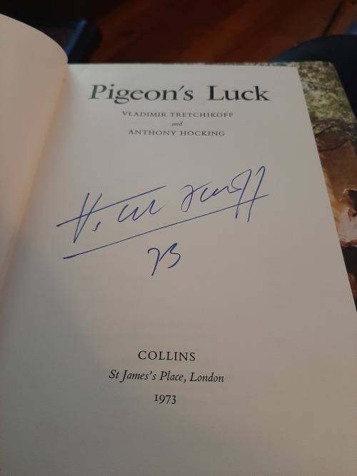Pigeon's luck tretchikoff book first edition signed