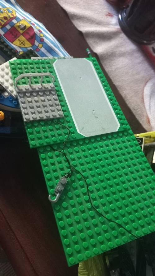 Lego sets boat and police station