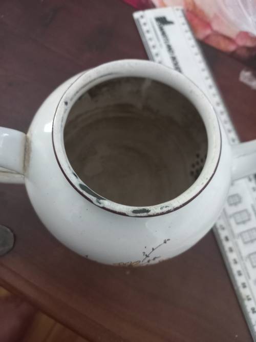 Enamel kettle vintage