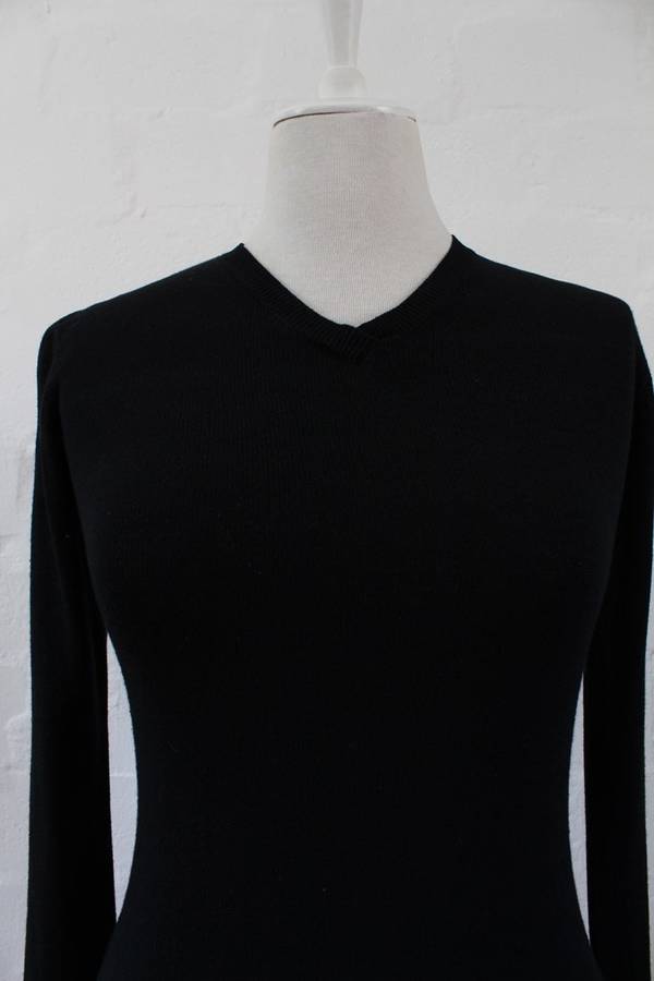 *CUSTO BARCELONA* DESIGNER SILK CASHMERE BEADED JERSEY KNIT TOP - SIZE S